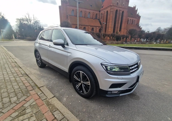 Volkswagen Tiguan cena 95500 przebieg: 177000, rok produkcji 2018 z Tczew małe 436